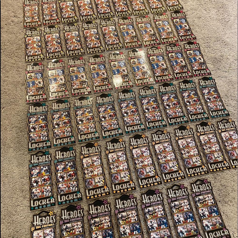 Heroes of the Football Locker Room VINTAGE LOT 🏈
